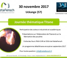 Annonce journée thématique Titane