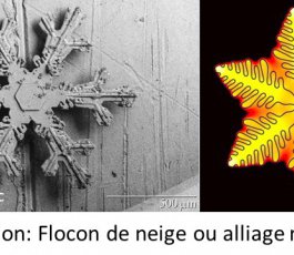 Solidification: neige ou métal?